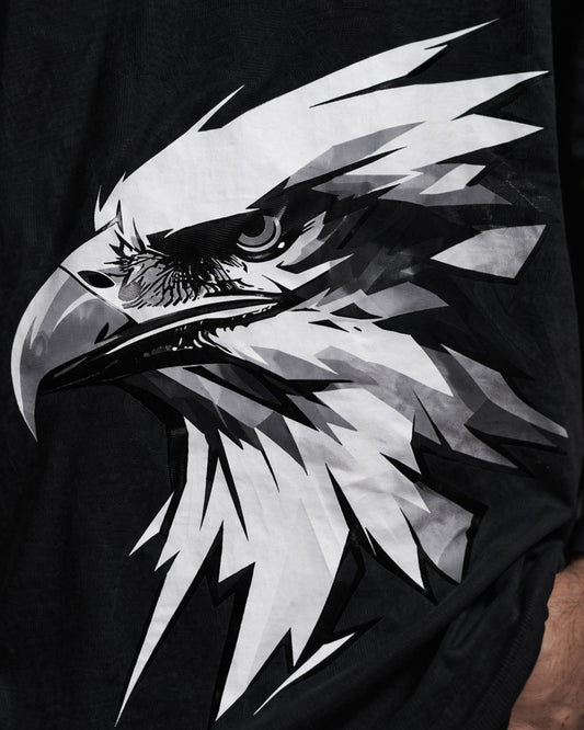 “SKY EAGLE” Oversized Graphic T-Shirt