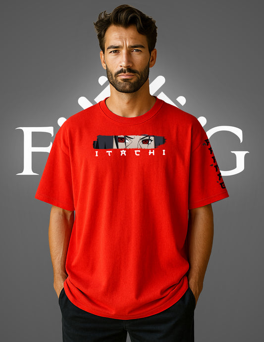 Crowborne ( uchiha themed ) oversized T-shirt